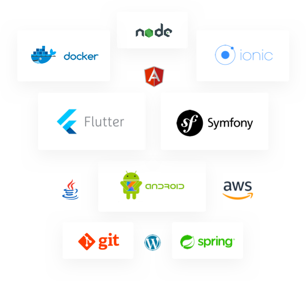 Logos de tecnologías de software